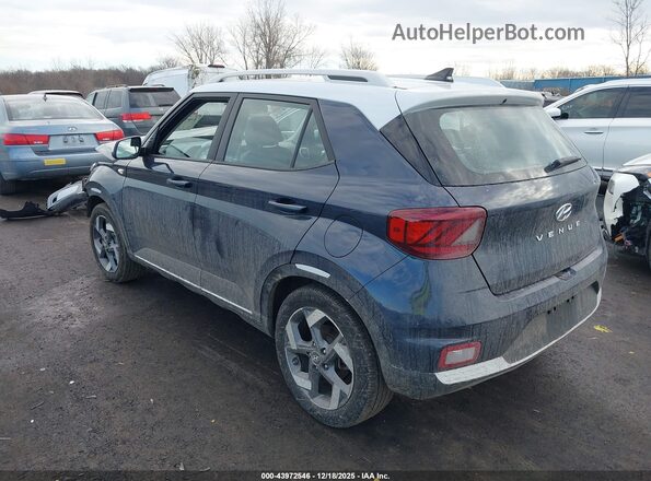 KMHRC8A38MU104087 2021 HYUNDAI VENUE Синий Задняя левая четверть