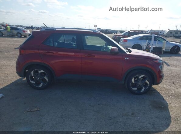 KMHRC8A38RU285229 2024 HYUNDAI VENUE Красный Вид задней части салона