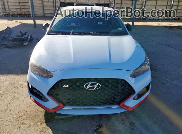 KMHT36AH0MU009285 2021 HYUNDAI VELOSTER Blue Front view