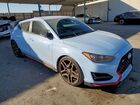 2021 Hyundai Veloster N Blue vin: KMHT36AH0MU009285