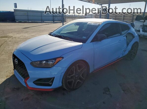 KMHT36AH0MU009285 2021 HYUNDAI VELOSTER Blue Front left