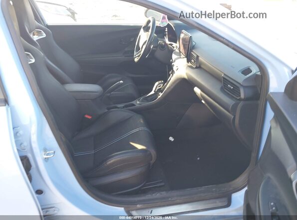 KMHT36AH3MU010477 2021 HYUNDAI VELOSTER N Синий Вид салона спереди