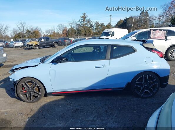KMHT36AH3MU010477 2021 HYUNDAI VELOSTER N Синий Панорамный вид салона 360°