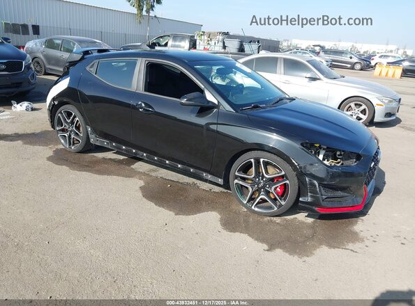 KMHT36AH5LU006932 2020 HYUNDAI VELOSTER N Black წინა მარჯვენა