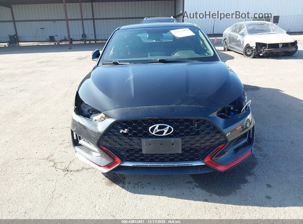 KMHT36AH5LU006932 2020 HYUNDAI VELOSTER N Black წინა ხედი