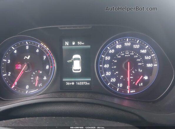 KMHT36AH6LU006390 2020 HYUNDAI VELOSTER N White Vista de los asientos traseros