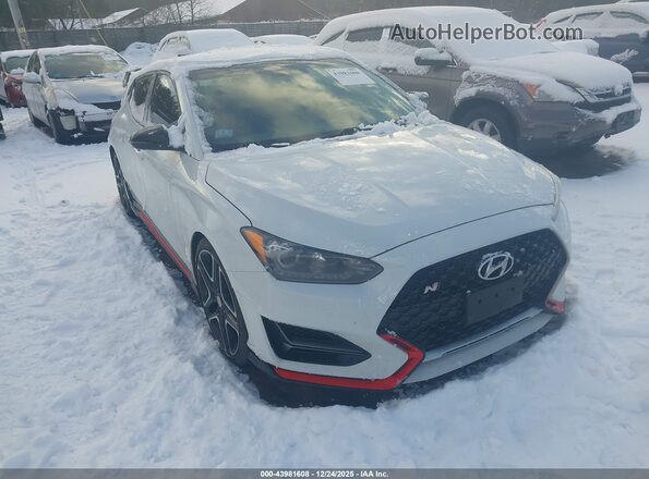 KMHT36AH6LU006390 2020 HYUNDAI VELOSTER N White Delantero derecho