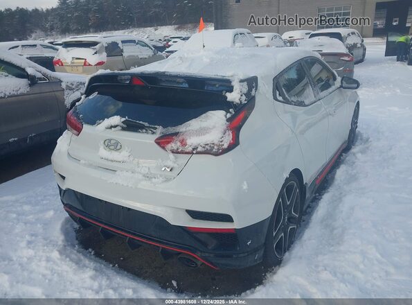 KMHT36AH6LU006390 2020 HYUNDAI VELOSTER N White Trasero derecho