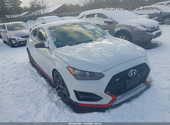 KMHT36AH6LU006390 2020 HYUNDAI VELOSTER N White Vista interior trasera