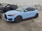2020 Hyundai Veloster N Blue vin: KMHT36AH8LU008240