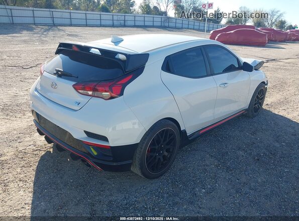 KMHT36AH9LU005122 2020 HYUNDAI VELOSTER N White უკანა მარჯვენა