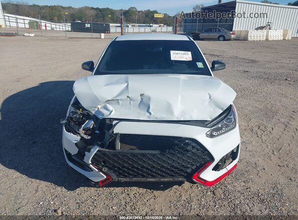 KMHT36AH9LU005122 2020 HYUNDAI VELOSTER N White უკანა სალონის ხედი