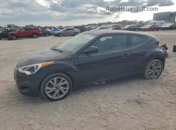 KMHTC6AD7GU252335 2016 HYUNDAI VELOSTER Black Przód lewy