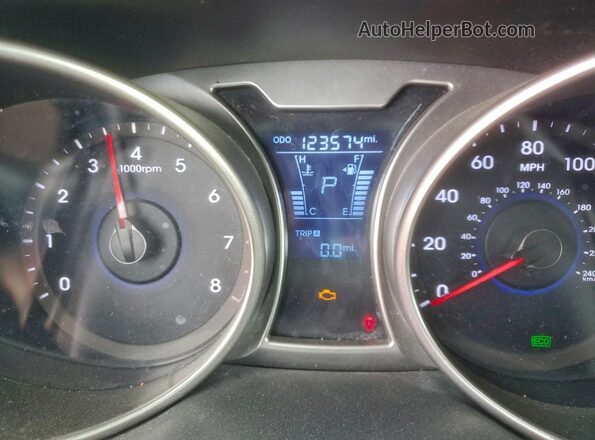 KMHTC6AD7GU252335 2016 HYUNDAI VELOSTER Black Widok zestawu wskaźników