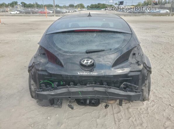 KMHTC6AD7GU252335 2016 HYUNDAI VELOSTER Black Widok z tyłu