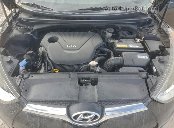 KMHTC6AD7GU252335 2016 HYUNDAI VELOSTER Black Widok wnętrza z tyłu