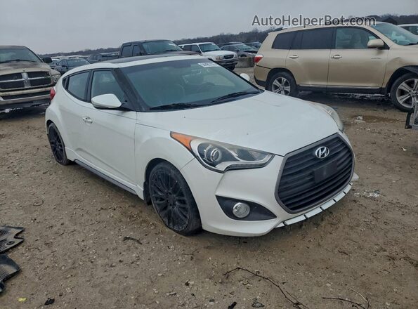 KMHTC6AE1GU278955 2016 HYUNDAI VELOSTER Белый Передняя правая четверть