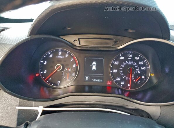 KMHTC6AE6GU302568 2016 HYUNDAI VELOSTER Белый Вид щитка приборов