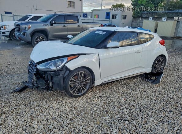 KMHTC6AE6GU302568 2016 HYUNDAI VELOSTER Белый Передняя левая четверть