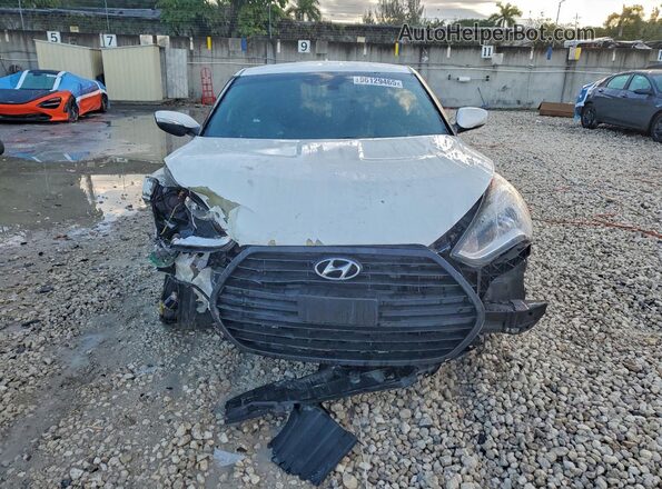 KMHTC6AE6GU302568 2016 HYUNDAI VELOSTER Белый Вид спереди