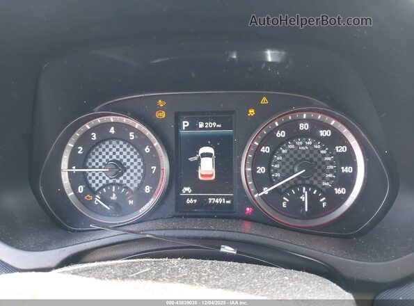 KMHTG6AF4KU006924 2019 HYUNDAI VELOSTER Dark Blue Вид задних сидений