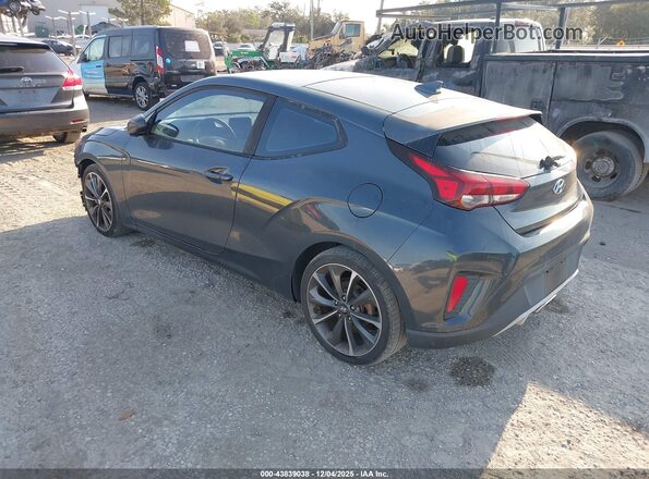 KMHTG6AF4KU006924 2019 HYUNDAI VELOSTER Dark Blue Задняя левая четверть