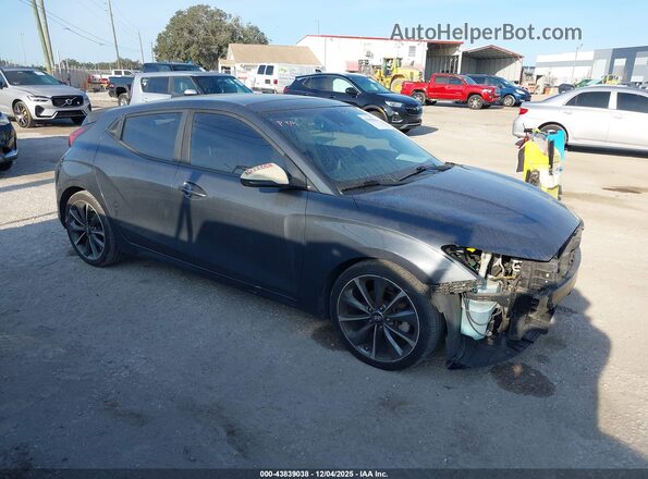 KMHTG6AF4KU006924 2019 HYUNDAI VELOSTER Dark Blue Передняя правая четверть