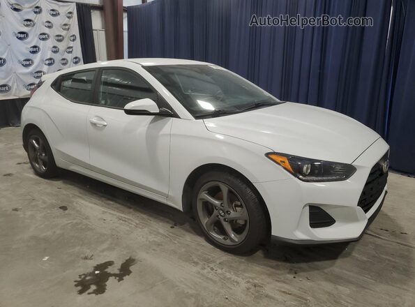 KMHTG6AF6KU016385 2019 HYUNDAI VELOSTER Белый Передняя правая четверть