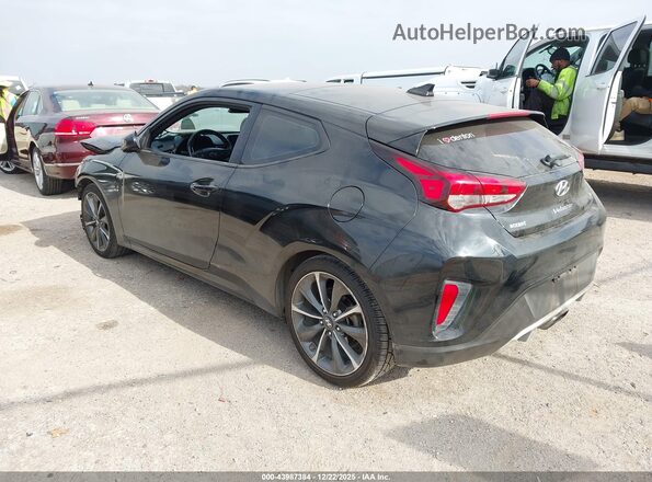 KMHTG6AF8KU013486 2019 HYUNDAI VELOSTER Black Trasero izquierdo