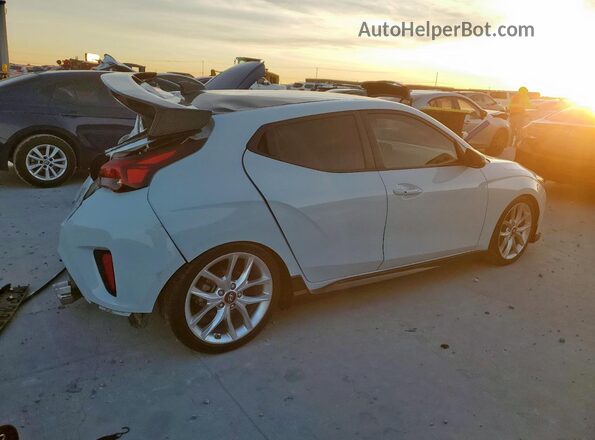 KMHTH6AB6LU030718 2020 HYUNDAI VELOSTER Белый Задняя правая четверть