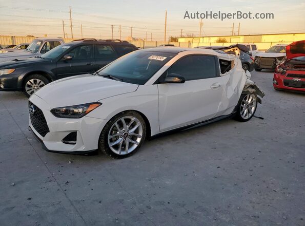 KMHTH6AB6LU030718 2020 HYUNDAI VELOSTER Белый Передняя левая четверть