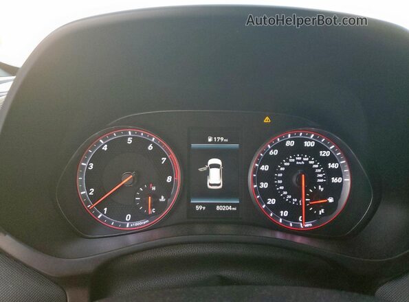 KMHTH6AB6LU030718 2020 HYUNDAI VELOSTER Белый Вид щитка приборов