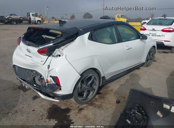 KMHTH6AB7KU015014 2019 HYUNDAI VELOSTER White Tył prawy