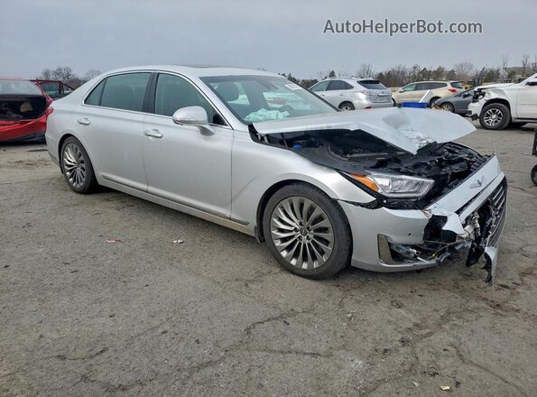 KMTF34JA8KU056751 2019 GENESIS G90 Silver Передня права чверть