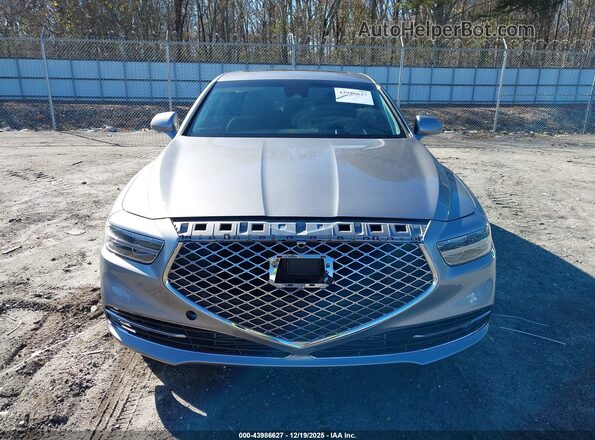 KMTF34PA7LU075509 2020 GENESIS G90 Серый Вид задней части салона