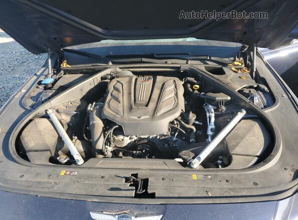 KMTF34PA8LU076409 2020 GENESIS G90 Black Vista interior trasera