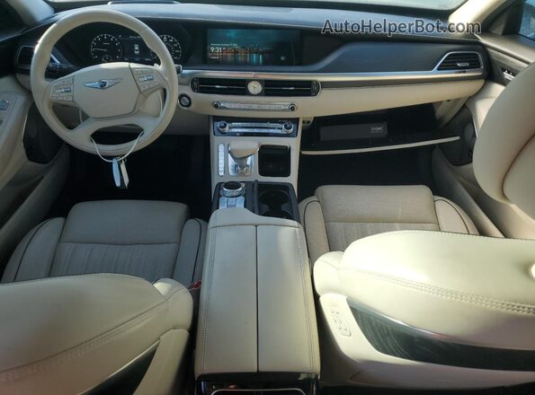 KMTF34PA8LU076409 2020 GENESIS G90 Black Vista del salpicadero