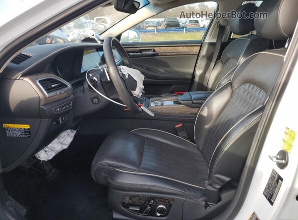 KMTF54PH5LU080828 2020 GENESIS G90 White Вид салону спереду