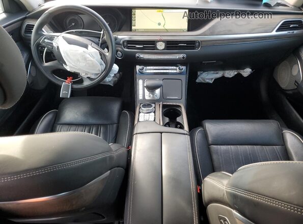 KMTF54PH5LU080828 2020 GENESIS G90 White Вид панелі приладів