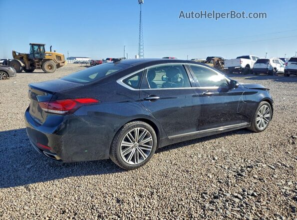 KMTFN4JE5LU338036 2020 GENESIS G80 Черный Задняя правая четверть