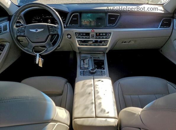 KMTFN4JE5LU338036 2020 GENESIS G80 Черный Вид панели приборов
