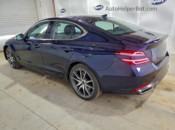 KMTG14SC4TU165459 2026 GENESIS G70 Синий Задняя левая четверть