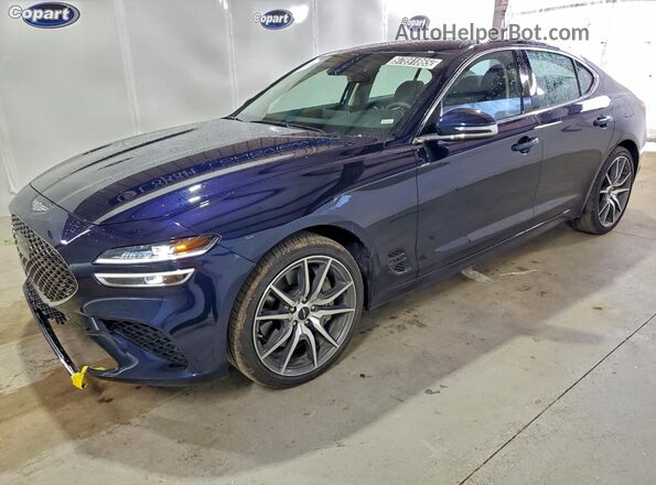 KMTG14SC4TU165459 2026 GENESIS G70 Синий Передняя левая четверть