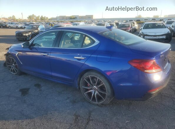 KMTG24LA8LU048901 2020 GENESIS G70 Синий Задняя левая четверть