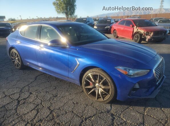 KMTG24LA8LU048901 2020 GENESIS G70 Синий Передняя правая четверть
