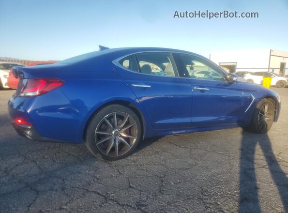 KMTG24LA8LU048901 2020 GENESIS G70 Синий Задняя правая четверть