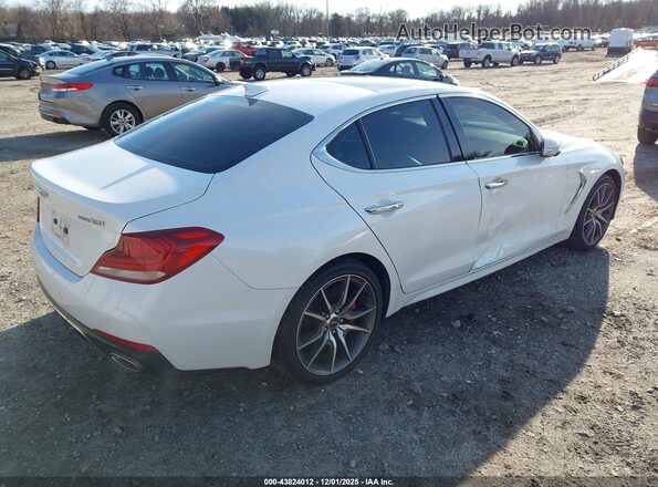 KMTG34LE0MU071526 2021 GENESIS G70 White Tył prawy