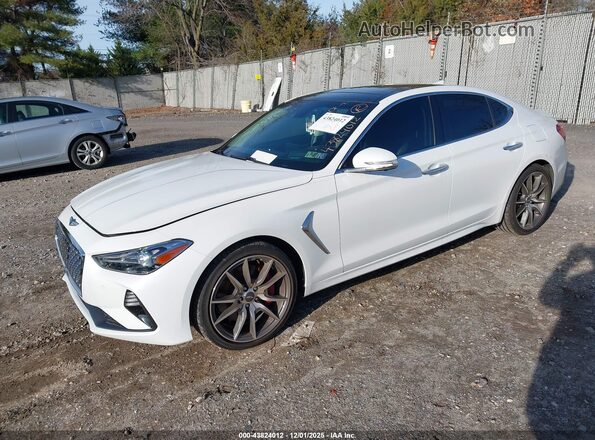 KMTG34LE0MU071526 2021 GENESIS G70 White Przód lewy