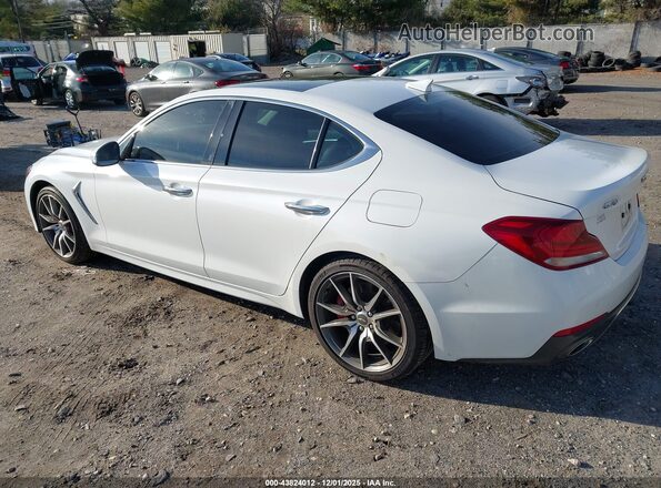 KMTG34LE0MU071526 2021 GENESIS G70 White Tył lewy