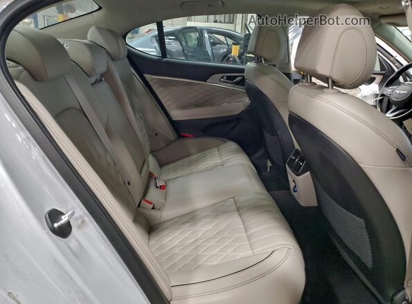KMTG34LE3LU062057 2020 GENESIS G70 White Вид задніх сидінь